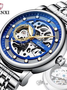 CHENXI Automatic Skeleton Mechanical Watch